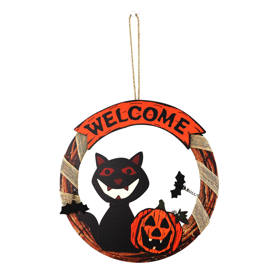 Wooden Halloween Welcome Door Sign – additional product view 11