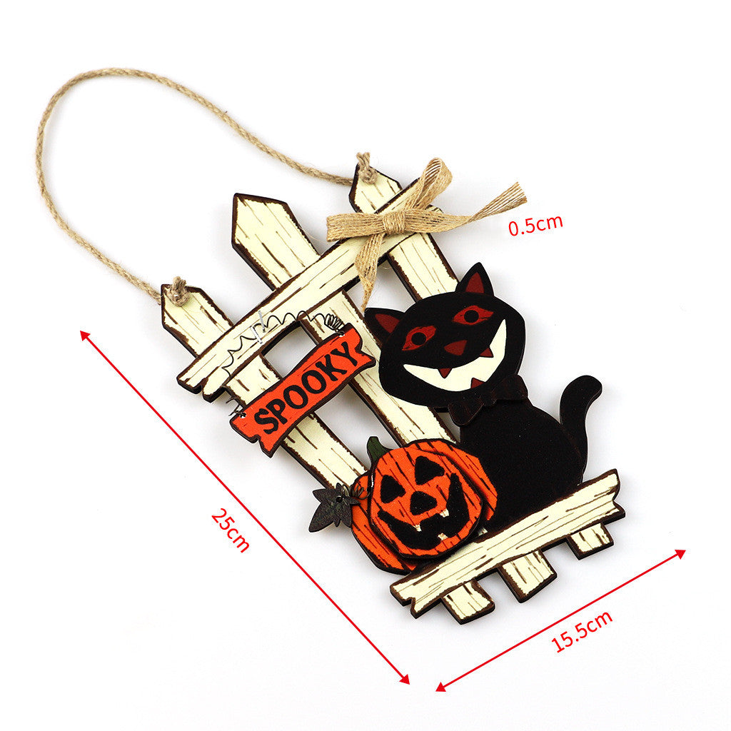 Wooden Halloween Welcome Door Sign – additional product view 9