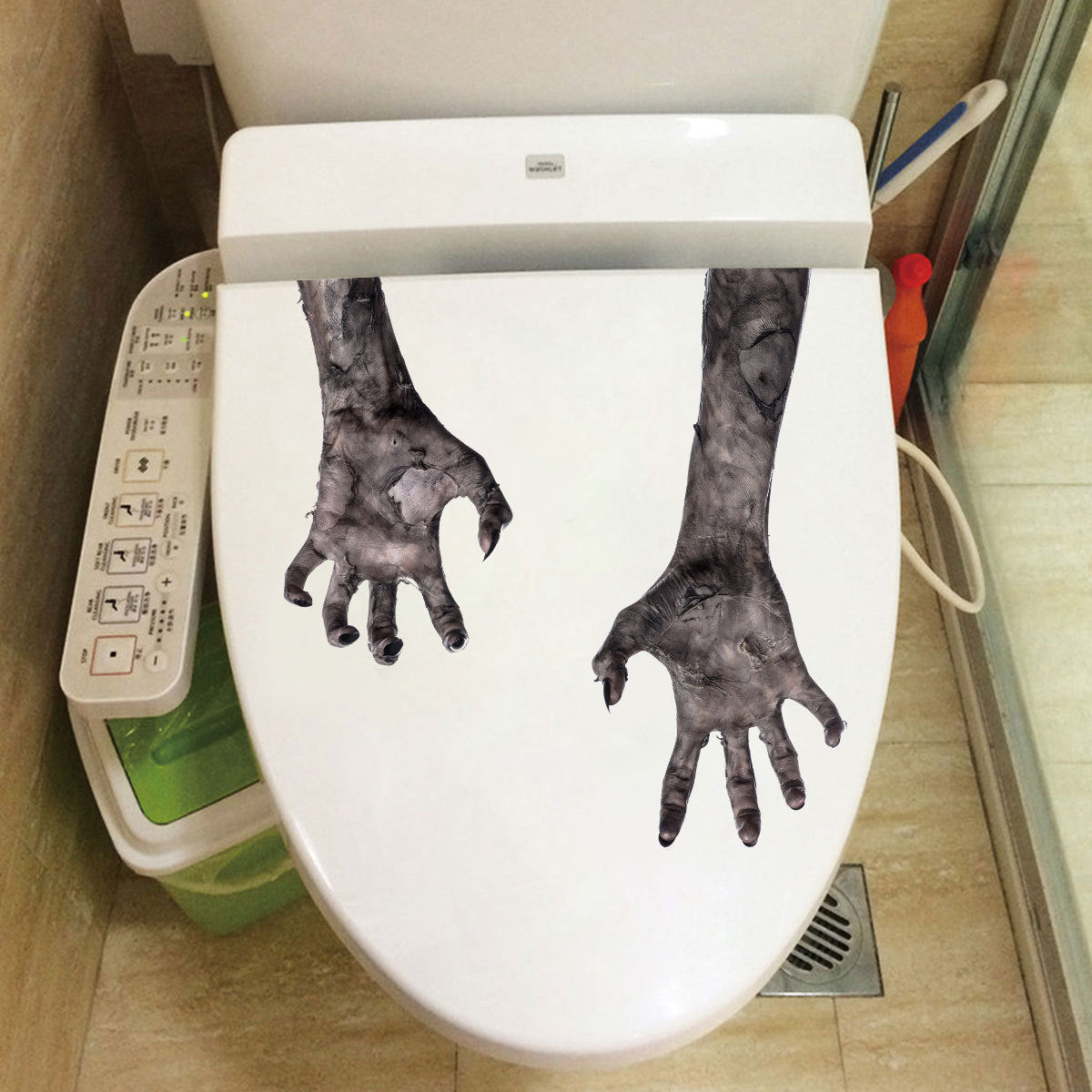 Halloween Ghost-Hand Window Decal – additional product view 2