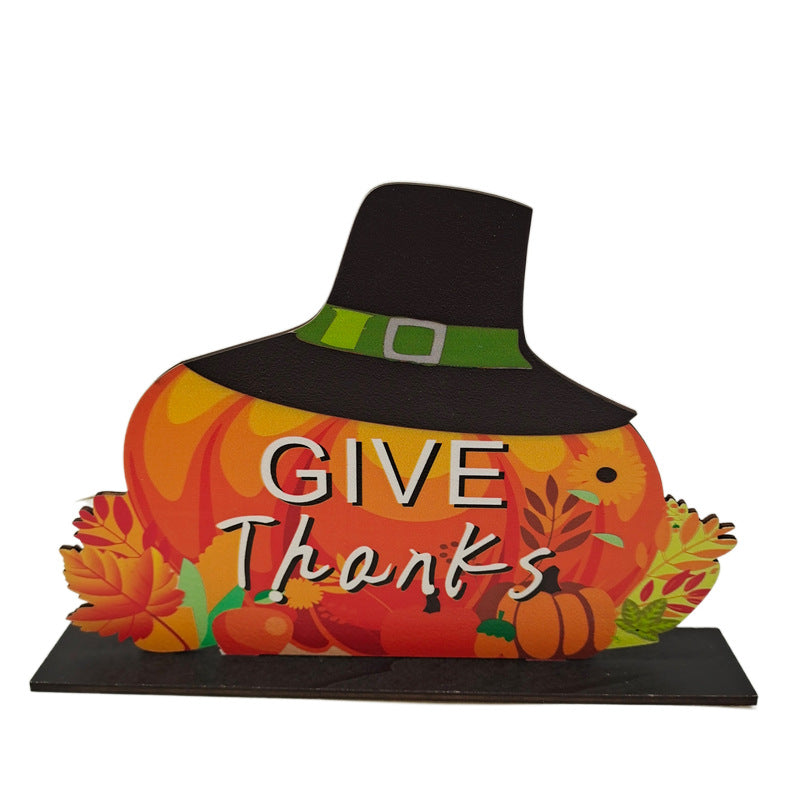 Harvest Wooden Table Centerpiece – additional product view 5