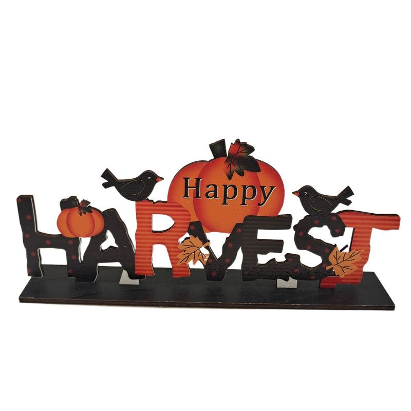 Harvest Wooden Table Centerpiece – additional product view 4