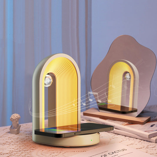 Bluetooth speaker and wireless charging desk lamp