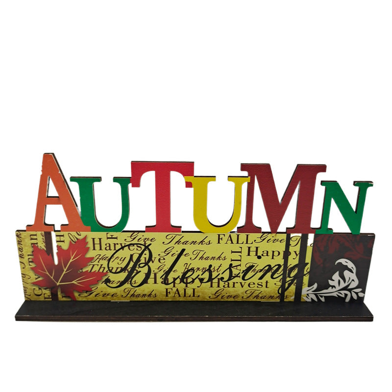 Harvest Wooden Table Centerpiece – additional product view 10