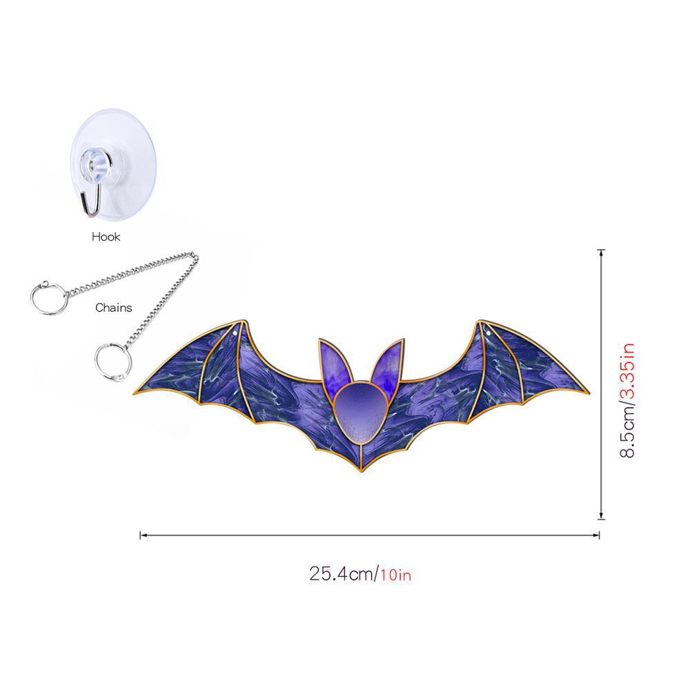 Halloween Stained-Glass Style Hanging Decor – additional product view 9