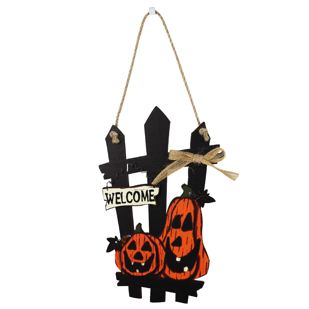Wooden Halloween Welcome Door Sign – additional product view 8