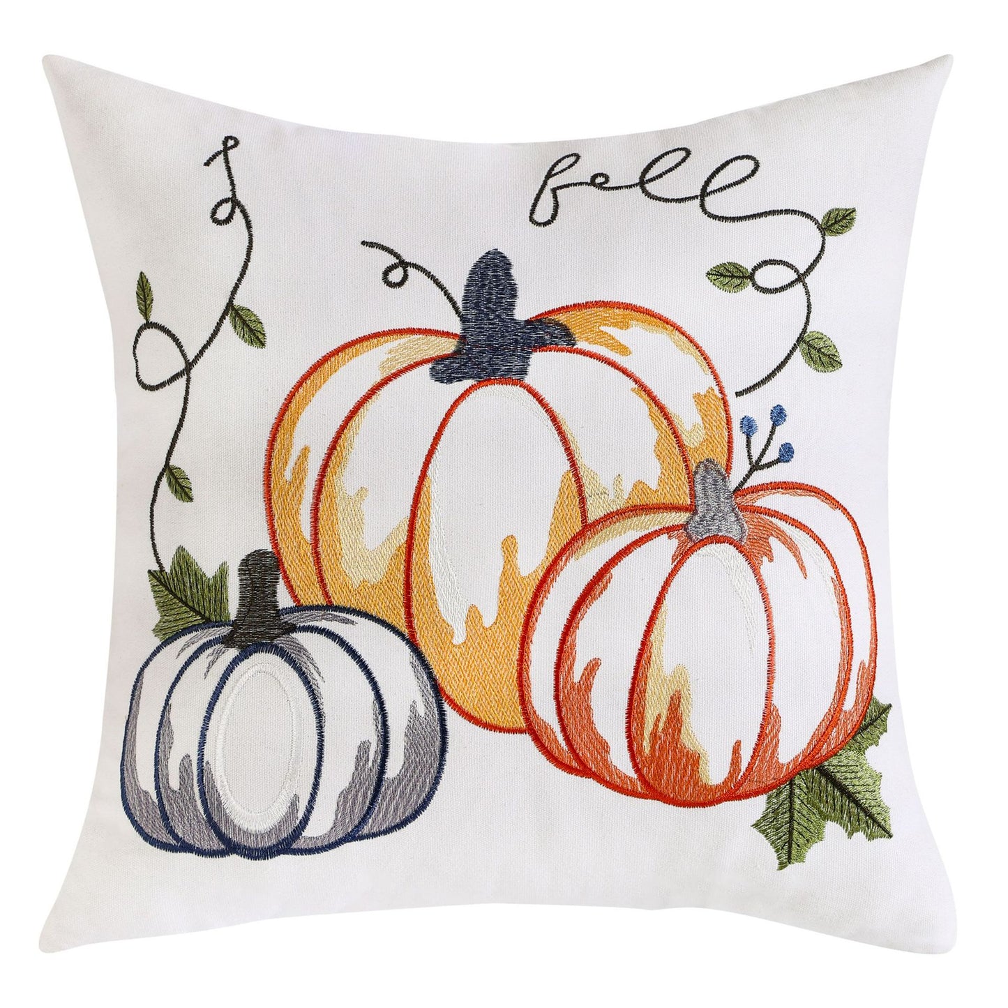 Embroidered Pumpkin Pillow Cover & Insert Options – additional product view 10