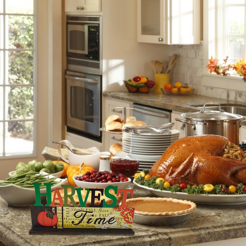 Harvest Wooden Table Centerpiece – additional product view 2