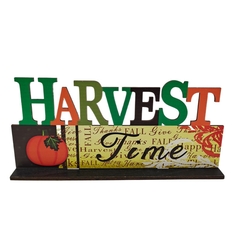 Harvest Wooden Table Centerpiece – additional product view 3
