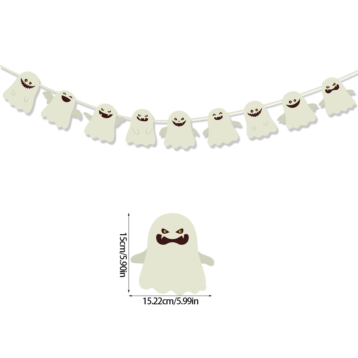 Halloween Pumpkin Party Banner – additional product view 4