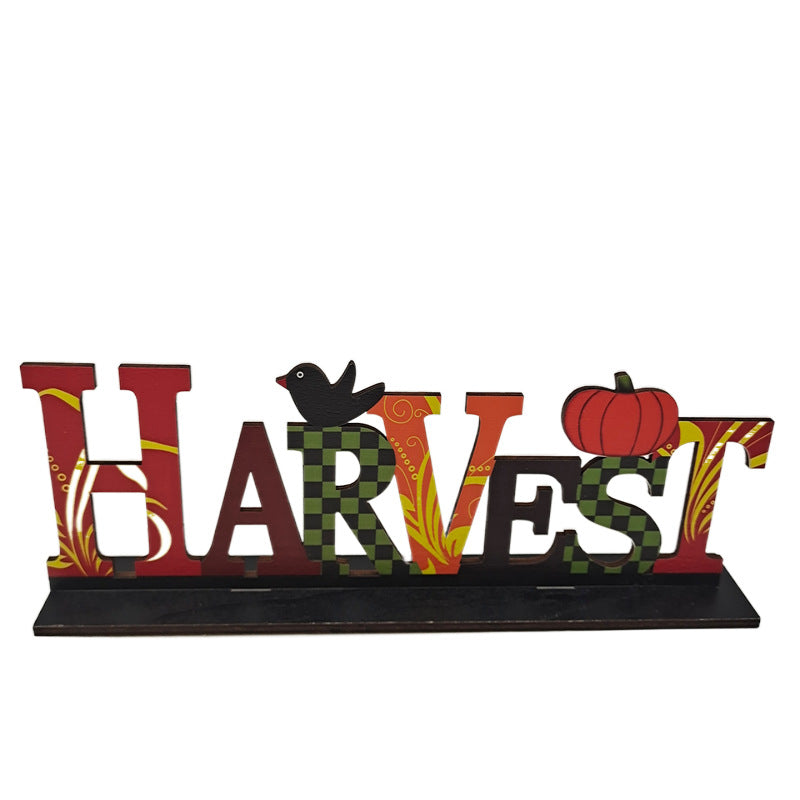 Harvest Wooden Table Centerpiece – additional product view 9
