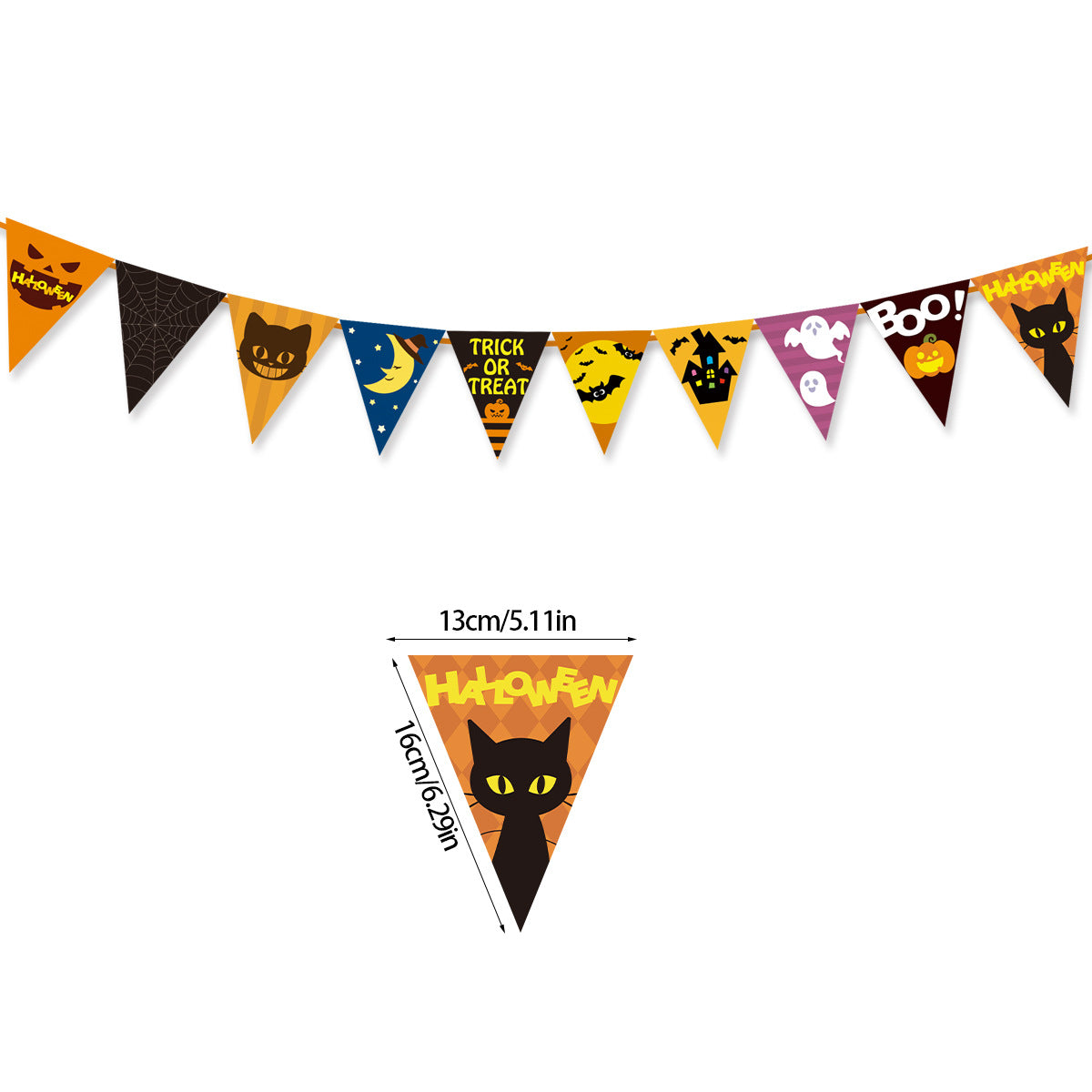 Halloween Pumpkin Party Banner – additional product view 7