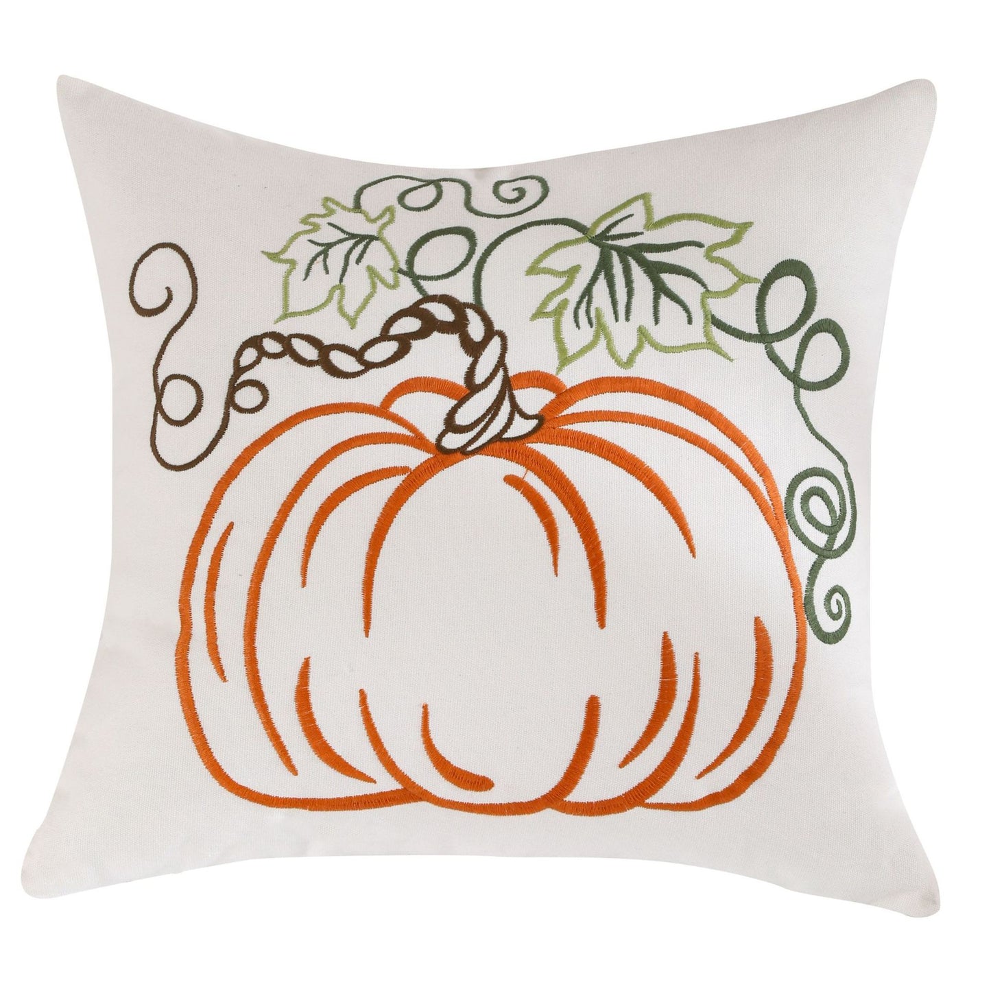 Embroidered Pumpkin Pillow Cover & Insert Options – additional product view 11