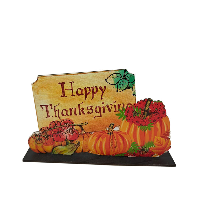 Harvest Wooden Table Centerpiece – additional product view 7