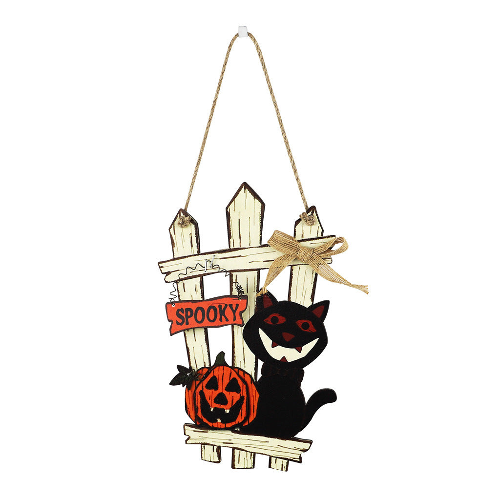 Wooden Halloween Welcome Door Sign – additional product view 5