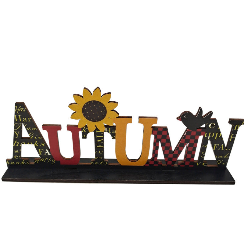 Harvest Wooden Table Centerpiece – additional product view 8